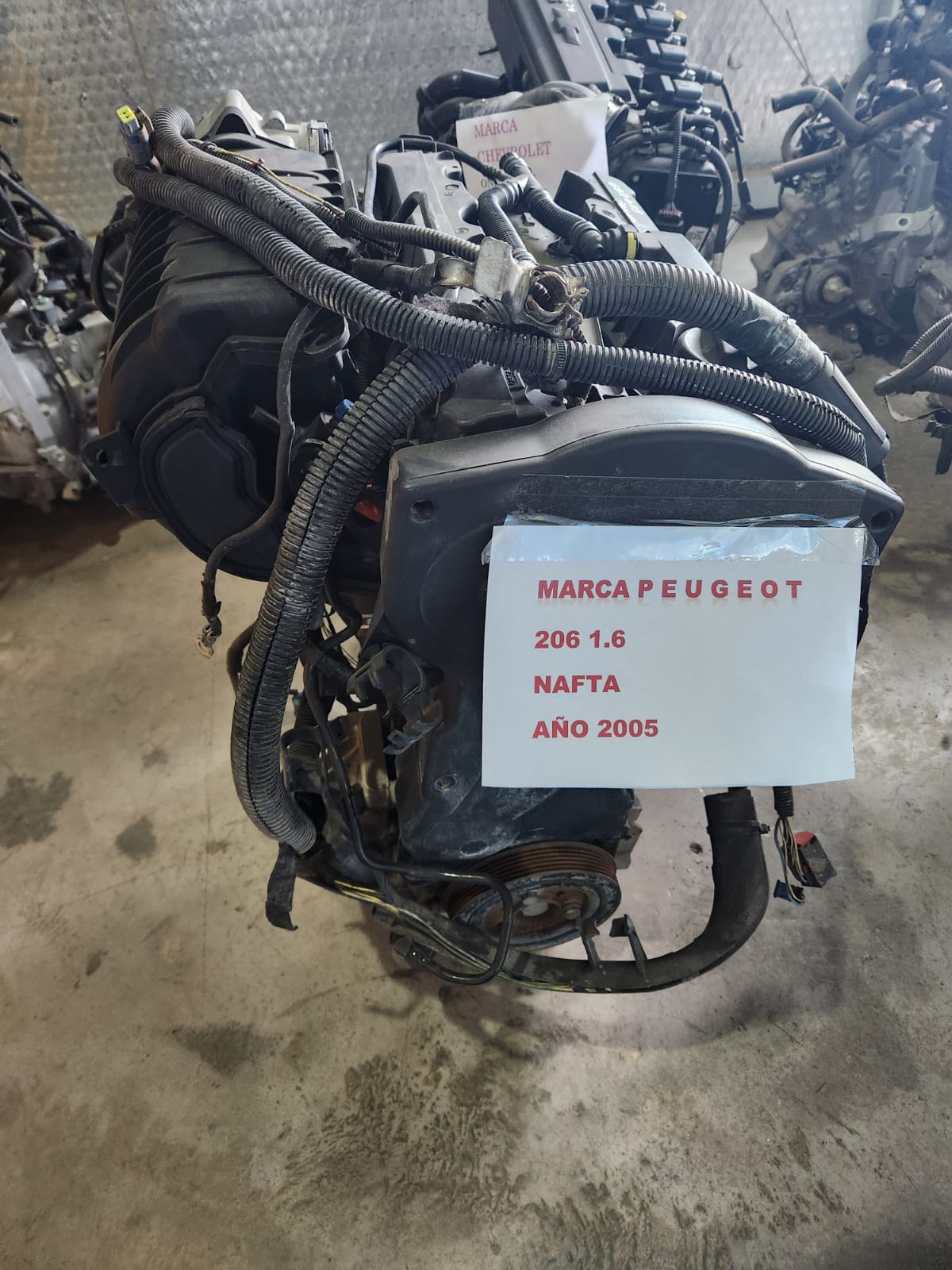 Motor Completo Usado Peugeot 206 1.6 Nafta